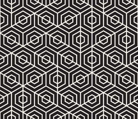 Vector seamless pattern. Modern stylish abstract texture. Repeating geometric tiles