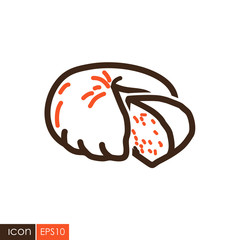 Goat Cheese vector icon