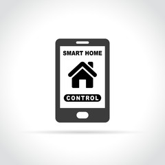 smart home control concept icon