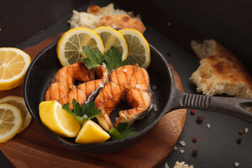 Fried or grilled fish