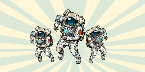astronauts heroic team © studiostoks