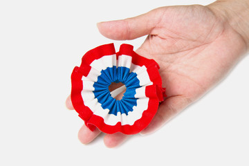 cockade with french flag