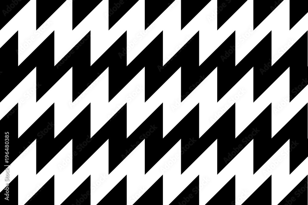 Wall mural Simple striped background - black and white - vector pattern