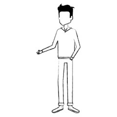 young man avatar character