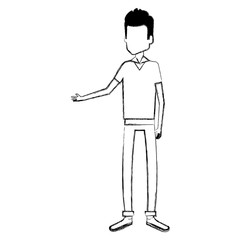 young man avatar character