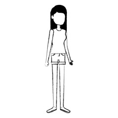 beautiful woman avatar character