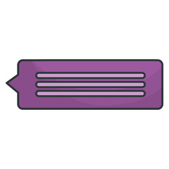 speech bubble message icon