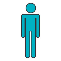 human figure silhouette icon