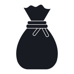 money bag isolated icon