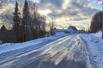 Quiet winter landscape.