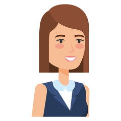 beautiful businesswoman avatar character