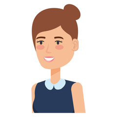 beautiful businesswoman avatar character