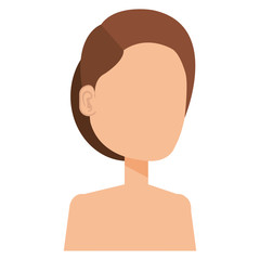 beautiful woman shirtless avatar character