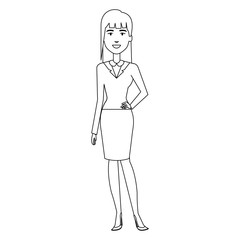 beautiful businesswoman avatar character