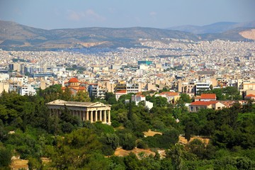アテネの街並み
