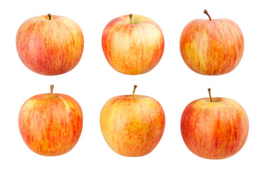 Fototapeta na wymiar striped apples