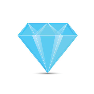 diamond blue illustration