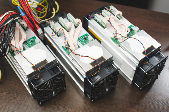 Equipment for mining cryptocurrency bitcoin