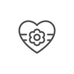 Love line icon