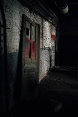 Derelict Hallway & Door - Abandoned Black Leaf Chemical Company - Louisville, Kentucky
