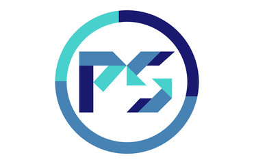 PS Global Blue Ribbon letter Logo