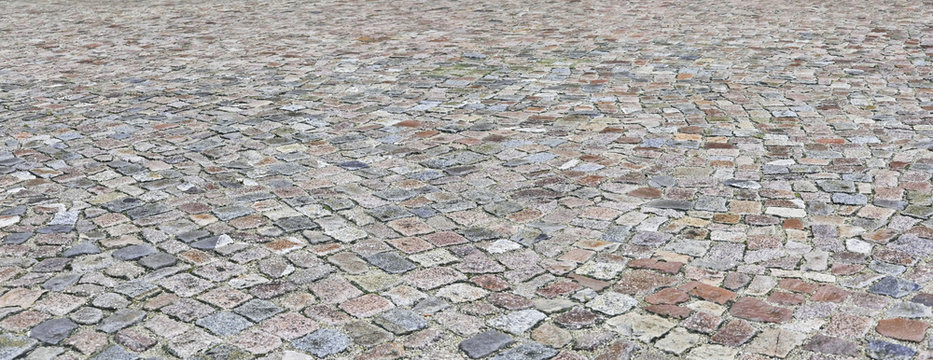 Mittelalterliches Kopfsteinpflaster
