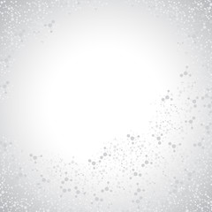 Grey graphic background dots with connections for your design, illustration