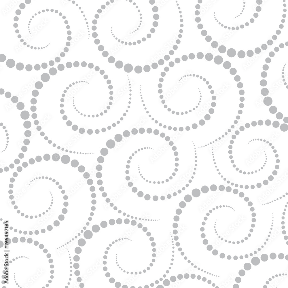 Poster Abstract geometric pattern dots around . Repeating seamless background illustration
