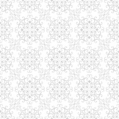 Seamless floral pattern wallpapers in the style of Baroque . Modern illustration