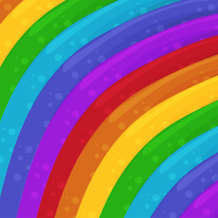 Rainbow colors background. Cartoon Background. Wallpaper. Vector Illustration
