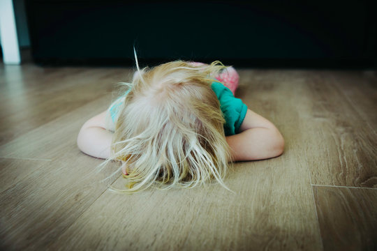 stressed child, desparation and depression