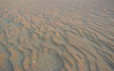 Background of untouched sand.