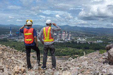 Engineers are investigating the safety of coal power plant in Lampang Thailand