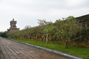 A building within the Dien Tho Residence in the Imperial City, Hue, Vietnam
