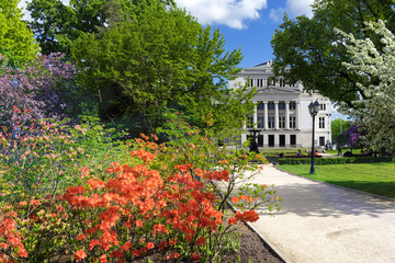 Latvian Theater of Opera and Ballet in the spring