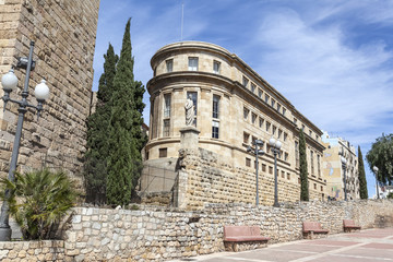 Architecture, National Archaeological Museum of Tarragona, Catalonia. Spain.