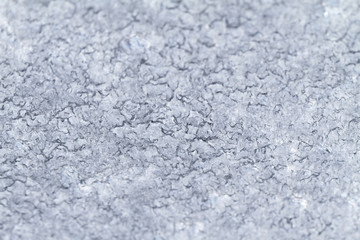 Ice from the window