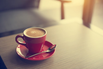 latte with smoke