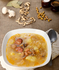 Traditional Slovak Cabbage soup