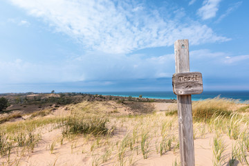 Trail at Sleeping Bear Dunes National Lakeshore, USA