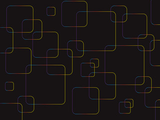 Abstraction background from squares. Vector illustration.