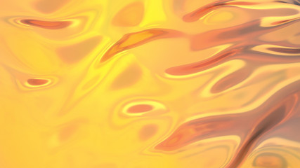 Honey, oil, caramel, beer abstract gold wave liquid background