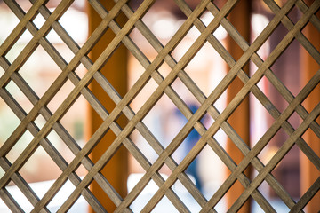 lattice wood design ～ 木製の格子～