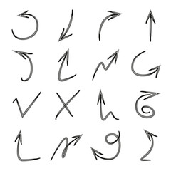 hand drawn arrows