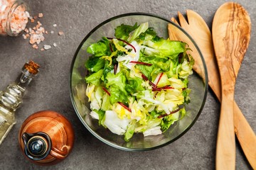 Fresh green salad