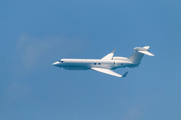 Israeli fighter jet and tanker in air refueling. The Jets flight from right to left in formation.