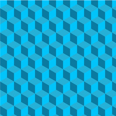 eometric patterns with geometric shape. abstract blue geometric background. blue cube.