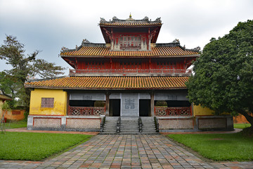 Obraz premium The Hien Lam Pavilion in the Imperial City, Hue, Vietnam 
