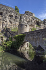 Obraz premium City Walls in Luxembourg City - Grand Duchy of Luxembourg