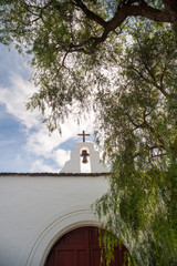 Tipica chiesa bianca di Lanzarote, Isole Canarie